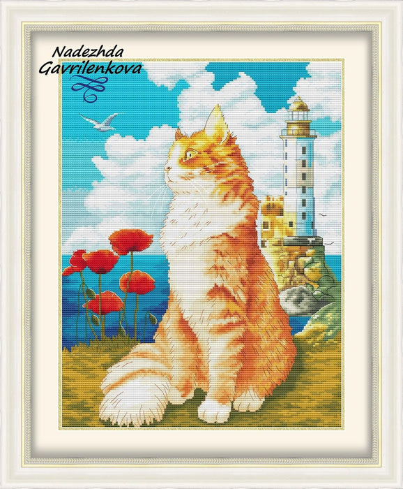 Lighthouse Keeper - PDF Counted Cross Stitch Pattern - Wizardi