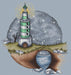 Lighthouse with a Bridge - PDF Cross Stitch Pattern - Wizardi