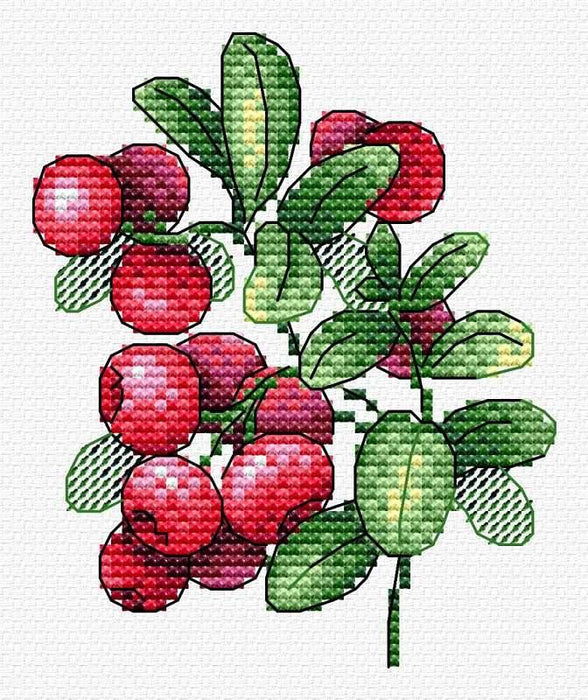 Lingonberry flavor SM-551 Counted Cross-Stitch Kit - Wizardi