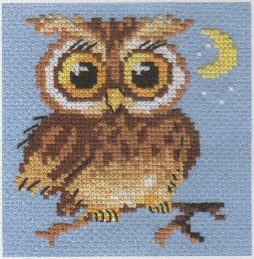 Little Owl 0-56 Counted Cross-Stitch Kit - Wizardi