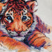 Little tigers - PDF Counted Cross Stitch Pattern - Wizardi