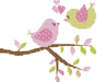 Lovebirds Counted Cross Stitch Chart - Free for Subscribers - Wizardi