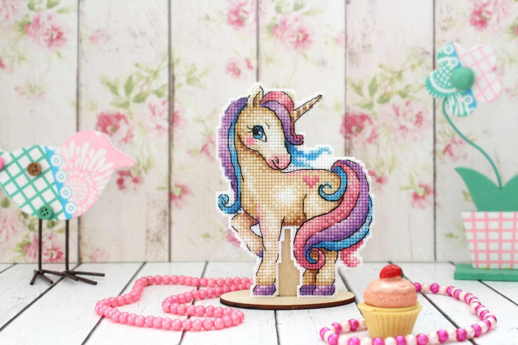 Magic Unicorn Cross Stitch Kit for Beginners Counted Pattern DIY Embroidery  Kit
