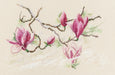 Magnolia flowers M732 Counted Cross Stitch Kit - Wizardi