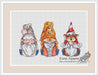 Mascarade Dwarfs - PDF Cross Stitch Pattern - Wizardi