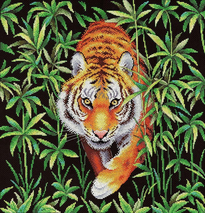 Master of the Jungle HB-756 Counted Cross Stitch Kit - Wizardi