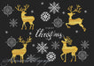 Merry Christmas Sampler - PDF Cross Stitch Pattern - Wizardi