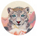 Miniature. Snow Leopard 1303 Counted Cross Stitch Kit - Wizardi