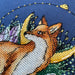 Moon Fox - PDF Cross Stitch Pattern - Wizardi