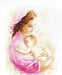 Mother and Child B536L Counted Cross-Stitch Kit - Wizardi