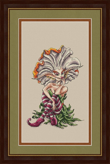 Mushroom Fairy - PDF Cross Stitch Pattern - Wizardi