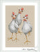 My chickens - PDF Cross Stitch Pattern - Wizardi
