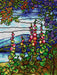 Needlepoint canvas for halfstitch without yarn after Luis Comfort Tiffany - Landscape with Mallows 2137J - Wizardi