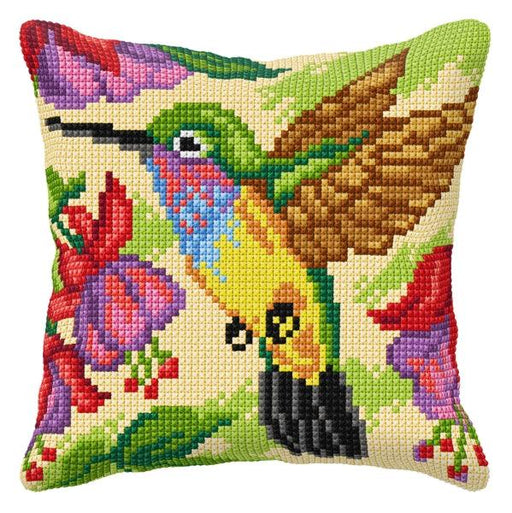 Needlepoint Cushion Kit "Humming bird" 9013 - Wizardi