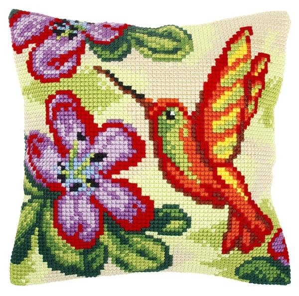Needlepoint Cushion Kit "Humming bird" 9368 - Wizardi