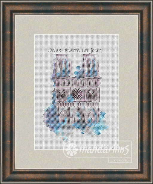 Notre-Dame De Paris - Free PDF Cross Stitch Pattern - Wizardi