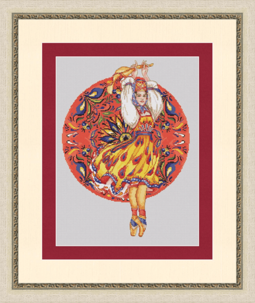 Obvinskaya. Dancing - PDF Cross Stitch Pattern - Wizardi