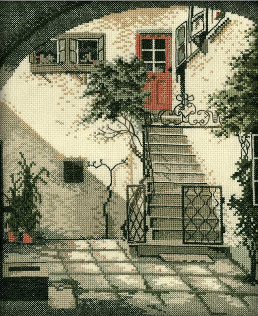 Old city R140 Counted Cross Stitch Kit - Wizardi