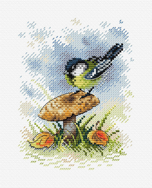 On the Mushroom Forest Edge SM-389 Counted Cross Stitch Kit - Wizardi