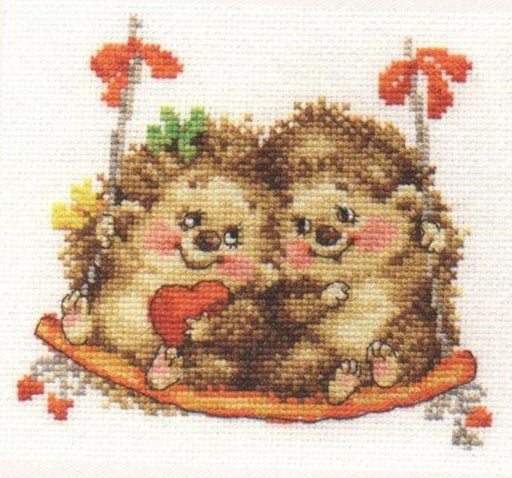 On the swings 0-115 Counted Cross-Stitch Kit - Wizardi