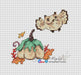 Owl and Pumpkin - PDF Cross Stitch Pattern - Wizardi