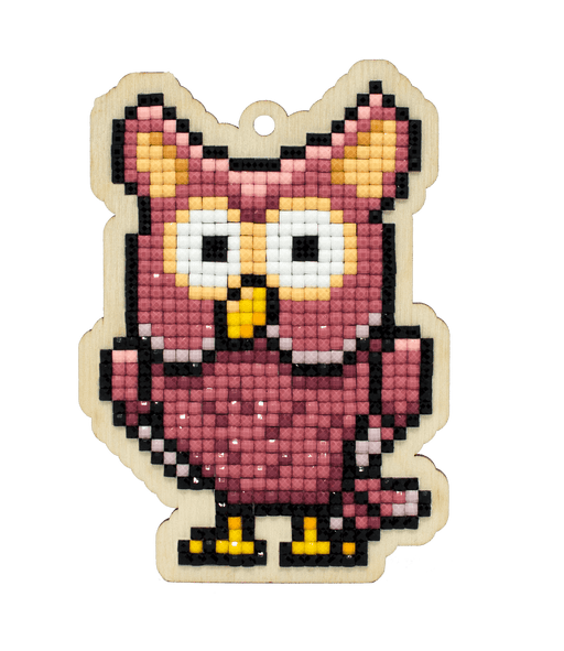 Owl CSw403 Diamond Painting on Plywood Kit - Wizardi