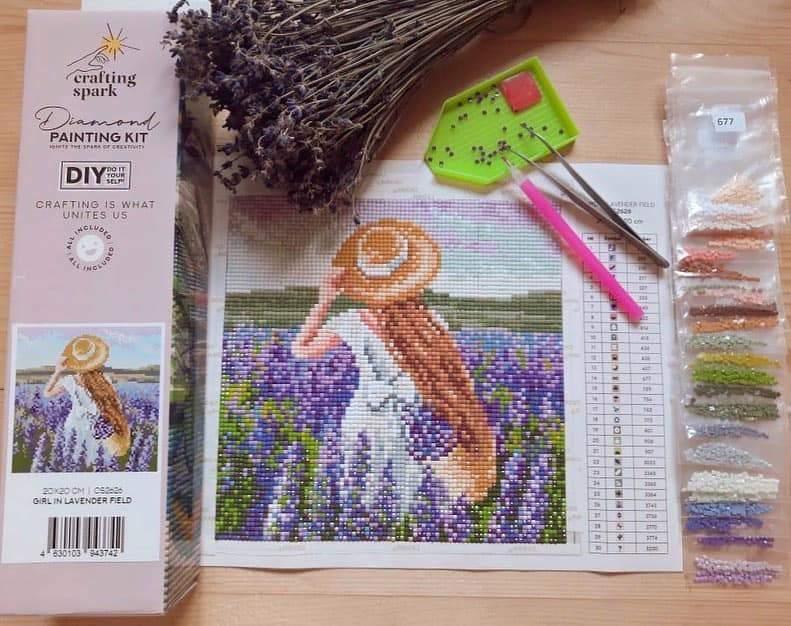 Crafting Spark Colorful Owl Diamond Painting Kit
