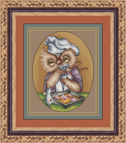 Owl Marshmallows - PDF Cross Stitch Pattern - Wizardi