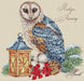 Owl with a Lamp. January. Calendar Series - PDF Cross Stitch Pattern - Wizardi