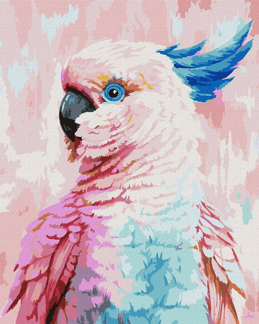 Painting by Numbers kit Bright cockatoo KHO4398 - Wizardi