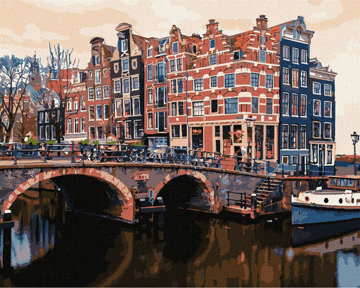 Painting by Numbers kit Charming Amsterdam KHO3615 - Wizardi