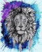 Painting by Numbers kit Crafting Spark Lion R024 19.69 x 15.75 in - Wizardi