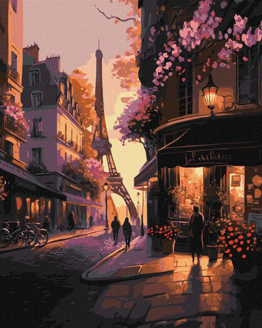 Painting by Numbers kit French streets KHO2198 - Wizardi