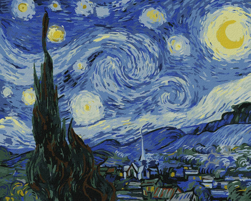 Painting by Numbers kit Starry Night KHO2857 - Wizardi
