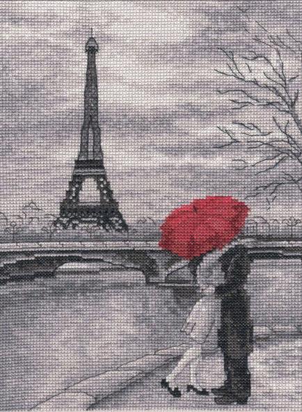 Parisian Embankment 704 Counted Cross Stitch Kit - Wizardi