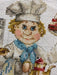 Pastry chef 6-12 Counted Cross-Stitch Kit - Wizardi