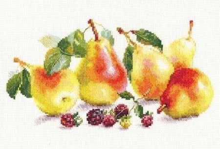 Pears 5-16 Counted Cross-Stitch Kit - Wizardi