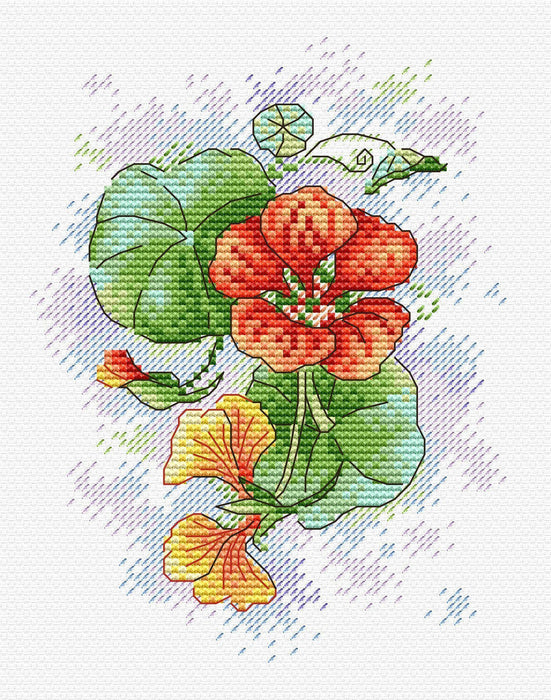 Petals of Tenderness SM-425 Counted Cross Stitch Kit - Wizardi