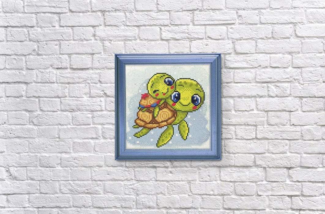 Playful Turtles CS2536 7.9 x 7.9 inches Crafting Spark Diamond Painting Kit - Wizardi