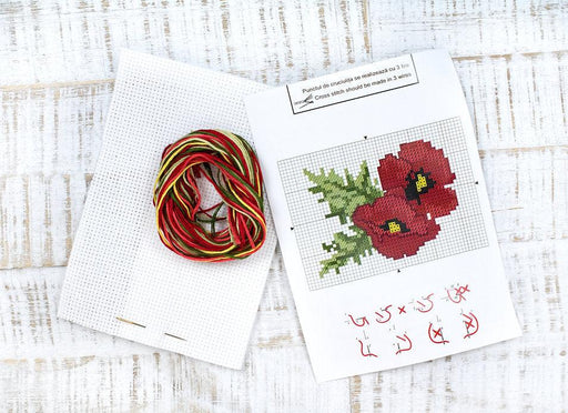 Perfect Poppies Cross Stitch Kit only £44.00