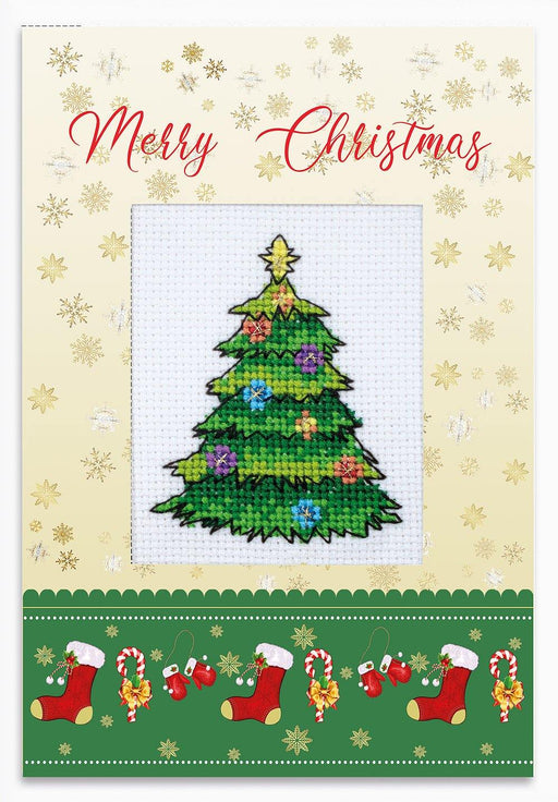 Merry Christmas Cross Stitch Kit Beginners Counted Cross Stitch Xmas Fairy  Lights DIY Craft Kit Make Your Own Christmas Decoration 