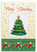 Post Card SP-107L Christmas Card Counted Cross-Stitch Kit - Wizardi