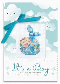 Post Card SP-110L Counted Cross-Stitch Kit - Wizardi