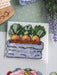 Rabbit and Carrots. Magnets SR-499 Plastic Canvas Counted Cross Stitch Kit - Wizardi