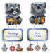 Racoon SR-570 Plastic Canvas Counted Cross Stitch Kit - Wizardi