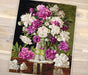 Red and White Peonies B608L Counted Cross-Stitch Kit - Wizardi