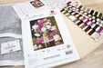 Red and White Peonies B608L Counted Cross-Stitch Kit - Wizardi