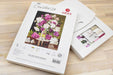 Red and White Peonies B608L Counted Cross-Stitch Kit - Wizardi