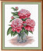 Red Flowers HB-543 / SNV-543 Counted Cross Stitch Kit - Wizardi