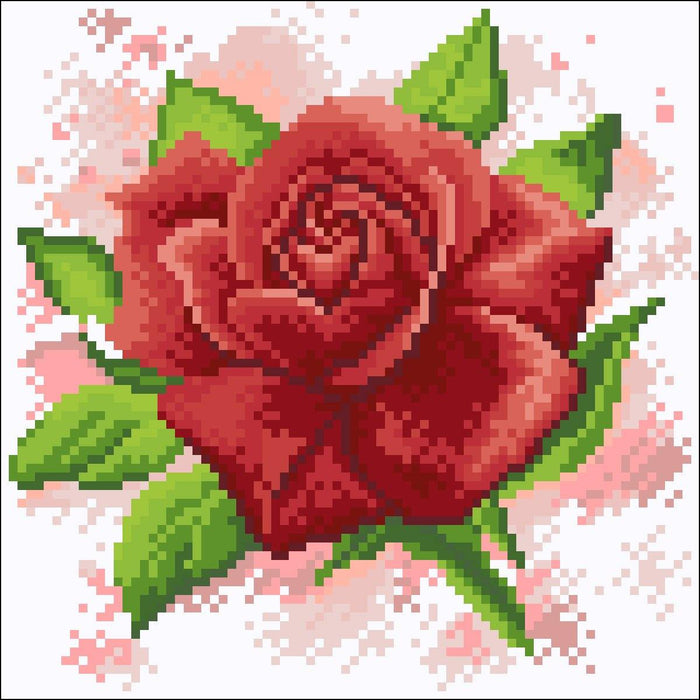 Red Rose Field CS2624 7.9 x 7.9 inches Crafting Spark Diamond Painting Kit - Wizardi